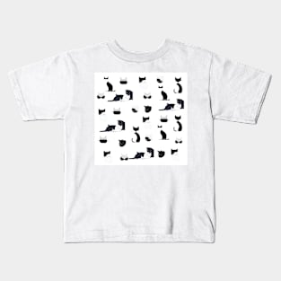 Black and white cat every time Kids T-Shirt